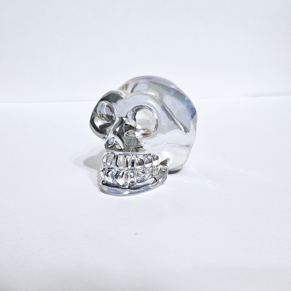 Crystal Skull Art Decor, New ghost figure, crystal glass.